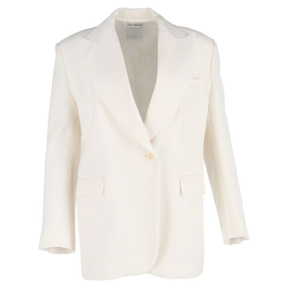 Sandro Blazer in Cream Polyester